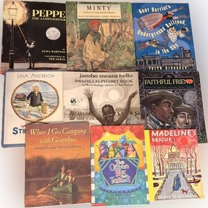 Scholastic Kids Learning Books Set of 9 Children’s Reading Teacher Homeschool